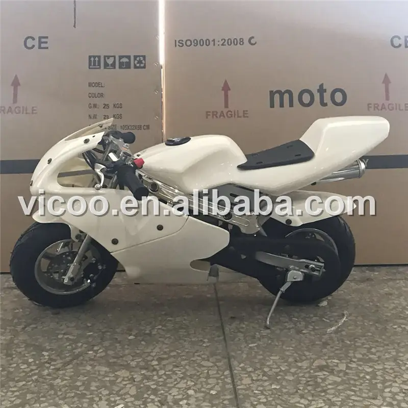 Mini motor de gás 49cc, motor de bolso bicicleta para crianças