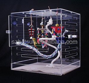Pas cher petite cage à oiseaux en acrylique - Product Image 2