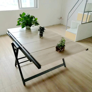 Mécanisme matériel évolutif noir multifonction 2 en 1, auto bureau pour Table à manger, échelle Convertible, bricolage
