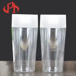 hot 350ml plastic beverage juice bottle with bulk stock plastic milk bottle