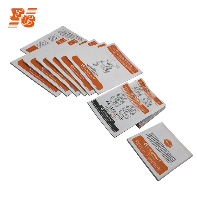 A granel impressão a4 papel flyer/brochura/manual manual de instrução