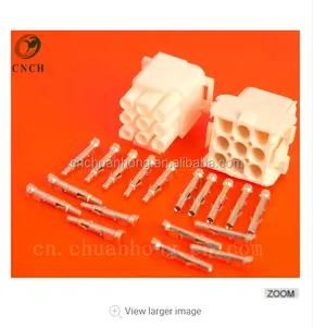 CNCH 9 Forma Pin Branco Genuine TYCO Companheiro N Lok Fiação Elétrica Conector Múltiplo 350782-1