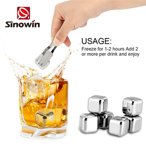 Refroidisseur En Acier inoxydable Ensemble Whisky Pierre <span class=keywords><strong>Vin</strong></span> Boissons <span class=keywords><strong>De</strong></span> Refroidissement Refroidissement Ice Cube - Product Image 3