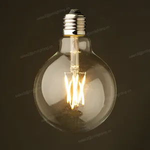 Bombilla led de filamento de globo, G80, G95, G125, alimentada por batería, 3,5 W, 6V, 9V, 12V, 24V