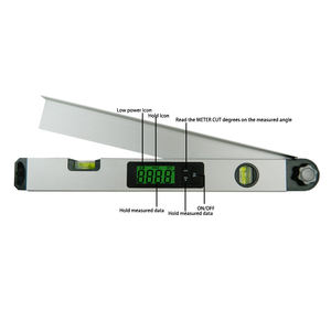 Eoutil Industriële Digitale Hoekzoeker Aluminium Level Liniaal Zeepbel Gradenboog Dl160 Ce/Fcc Gecertificeerd 1 Maand Garantie 45Cm - Product Image 2