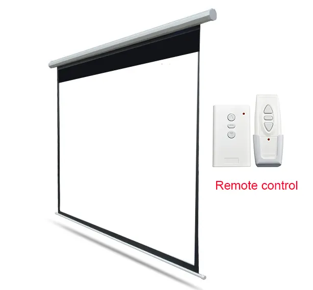 Best price of electric motorized projection screen for 3D LED projector