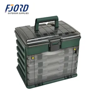 FJORD многофункциональная Водонепроницаемая коробка для рыболовных снастей из пищевого пластика, коробка для рыболовных приманок