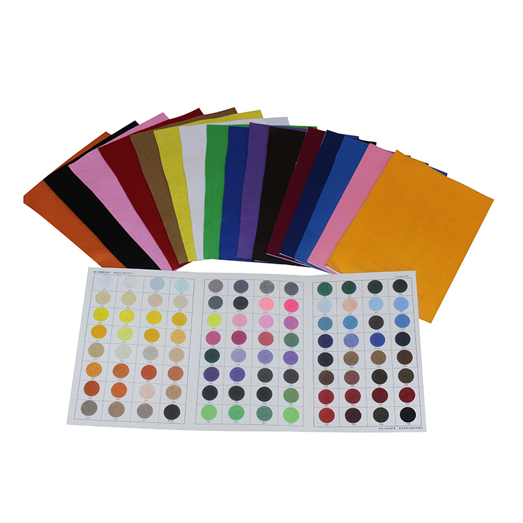 Переработанная ПЭТ ткань оптом иглопробивной Дырокол Мягкий войлок Материал и текстиль