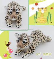Échantillon gratuit jouets en peluche leapord jouets en peluche leapord et lion jouets en peluche réalistes jouet en peluche leapord