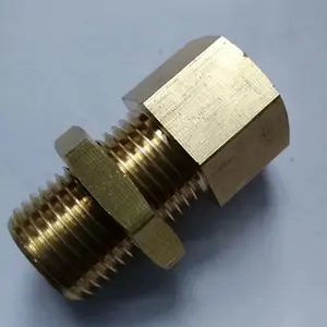 Gas Pipe Compression Fitting Forged Brass Press Fitting