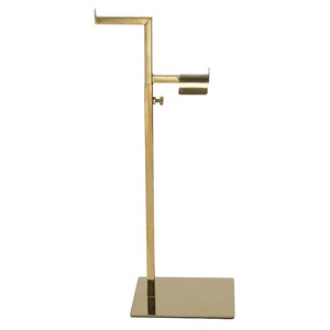 Kim loại shinning túi vàng giá cho hiển thị Túi xách thép đứng bán buôn - Product Image 2