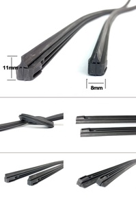 Premium calidad fácil de instalar híbrido limpiaparabrisas de recarga de insertar euro accesorios de <span class=keywords><strong>coche</strong></span> - Product Image 5