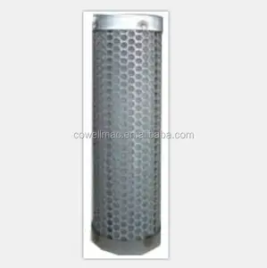 Stainless steel strainer filter basket for flow meter