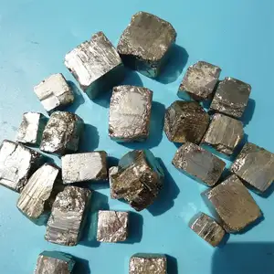 प्राकृतिक रत्न कच्चे छोटे गोल्डन Pyrite घन Pyrite Tumbled पत्थर नमूना के लिए क्रिस्टल शिल्प