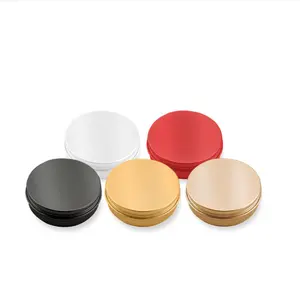 Tùy Chỉnh Đóng Hộp Thực Phẩm Sử Dụng 30 Gam 50 Gam 60 Gam 80 Gam 100 Gam Red Black Gold Rose Gold Nhôm Tin Jar Cho Mỹ Phẩm Kem Đóng Gói