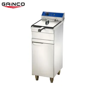 Industrial Chips Fryer Frying Potato Machine Free Standing Electric Commercial Deep Fryer Industrial Used with Cabinet