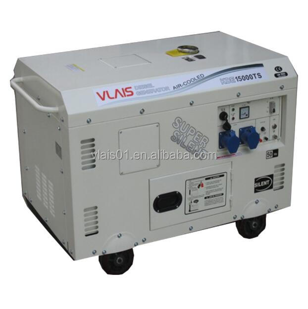 Тихий дизельный генератор 12kva 10 кВт vlais для домашнего использования