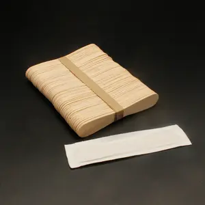 Bâtonnets de crème glacée en bois de bouleau écologiques de haute qualité, biodégradables, certifiés ISO9001, directement de l'usine, pour usage domestique et hôtelier - Product Image 1