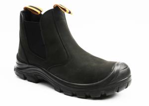 Anti Impact <strong>Trainers</strong> <strong>Ladies</strong> Black Work Genuine Leather Steel Toecap slip Resistance Light <strong>Safety</strong> Shoes / Work Boots - Product Image 5