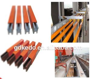 Système d'électrification de pont roulant KEDO 320A-500A, barres de rail conductrices en aluminium et cuivre - Product Image 5