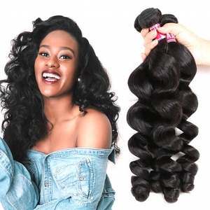 <span class=keywords><strong>Prodotti</strong></span> di bellezza per le donne shopping online spedizione gratuita fasci di capelli 10A 12A capelli indiani vergini non trattati umani - Product Image 1