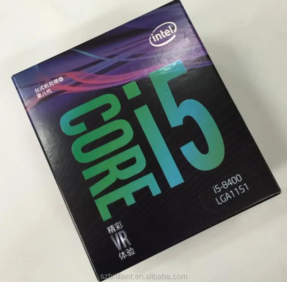 Intel Core i5 8 serisi İşlemci I5 8400 I5-8400 kutulu işlemci CPU LGA 1151-land FC-LGA 14 nanometre altı çekirdek