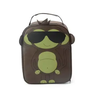 Promotion fashion monkey style Insulated can ice wine cooler kids lunch bag