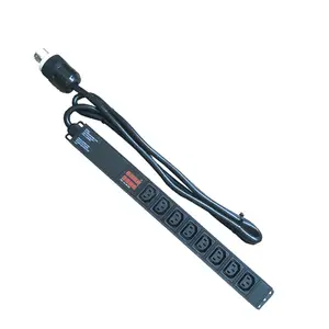 PDU à montage en rack IEC C13 de 19 pouces 30A/240V PDU en matériau aluminium L6-30P