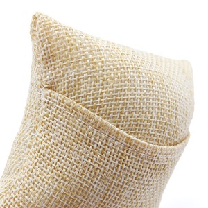 Leinwand Kissen Schmuck-Display für Armband Armreif Uhr Halter Organizer Leinen Jute Display Requisiten Schmuck kissen - Product Image 2