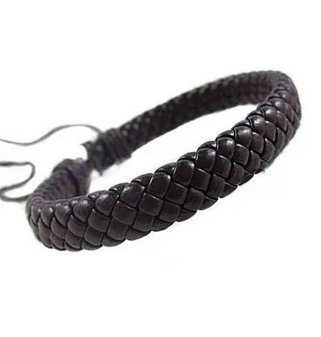 Fashion hand woven high quality handmade leather bracelet for wholesale N80505