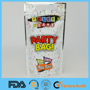 Transparent réutilisable biodégradable de papier d'aluminium ziplock en plastique de serrure de fermeture éclair sac d'emballage - Product Image 3