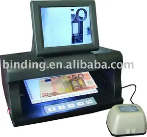 专业货币检测器 (R60) 与紫外线，MG，红外，放大镜等。