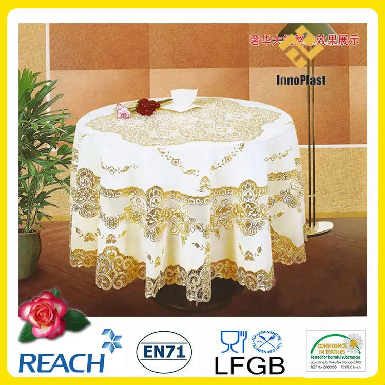 Casamento laço toalha de mesa redonda( jftb- 007a)