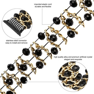 Nuovo Cinturino alla Moda con Perline e Gemme per <span class=keywords><strong>Apple</strong></span> <span class=keywords><strong>Watch</strong></span> Serie 4/5/<span class=keywords><strong>6</strong></span>, Cinturino con Strass - Product Image 4