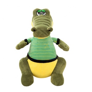 Peluche douce unisexe <span class=keywords><strong>Crocs</strong></span> en peluche jouet alligator PP siège rempli de coton brodé personnalisable ODM - Product Image 1