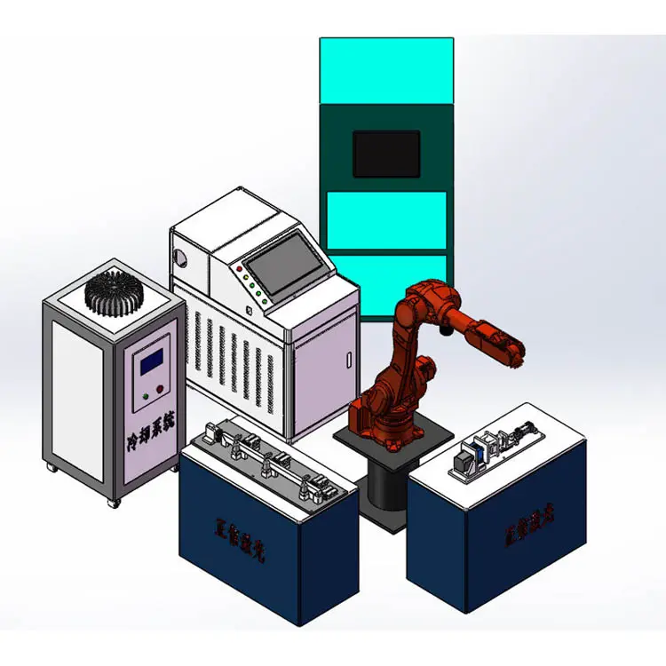 Fauc — Robot de soudage au Laser de marque, avec deux jeux de positionnement et de localisateur de Jigs