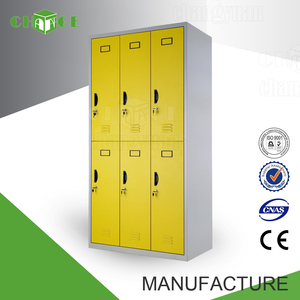 Moderno mobiliario escolar estudiante armario de <span class=keywords><strong>6</strong></span> puertas luz venta - Product Image 2