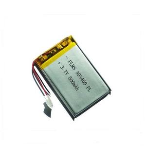 <span class=keywords><strong>3</strong></span>,7 V 500 mAh lipo batterie wiederaufladbare lithium-ionen-polymer-batterie-zelle 303450 - Product Image 1