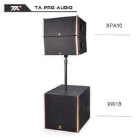 Sistema de Sonido PA con Altavoces Activos de Arreglo Lineal para Conciertos