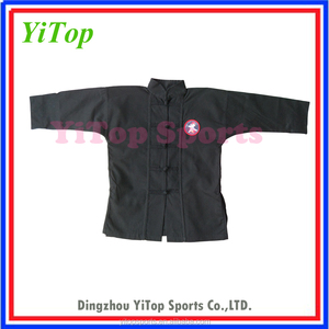 Nuevo estilo de bordado dragón profesional maritial china clásica de algodón Kung <span class=keywords><strong>fu</strong></span> uniformes - Product Image 1