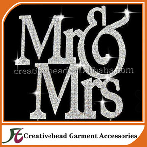 The more new design design Rhinestone To Bride and groom wedding cake topper wedding decorations - Product Image 5