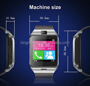 Inteligente bluetooth reloj Smartwatch GV18 con NFC cámara tarjeta SIM reloj de pulsera para IOS y Android - Product Image 4