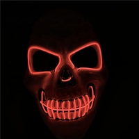 Nouveau produit chaud Led Light mystérieux Halloween led masque Halloween saignement cri fantôme masque