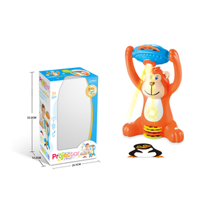 Macchina da <span class=keywords><strong>disegno</strong></span> per proiezione di scimmie giocattolo 2 In 1 per bambini B/O Slide Projector