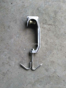 El Mejor <span class=keywords><strong>Precio</strong></span> <span class=keywords><strong>de</strong></span> acero inoxidable motorizado <span class=keywords><strong>de</strong></span> línea <span class=keywords><strong>de</strong></span> procesamiento con polea ganchos <span class=keywords><strong>para</strong></span> colgar ovejas en frío en la habitación - Product Image 2