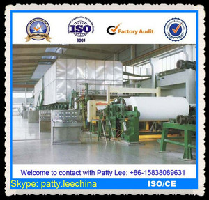 1575mm Tipo de 8-10 ton / día tipo de papel de molde cilíndrico de residuos, reciclaje de pulpa virgen papel de escribir que hac - Product Image 4