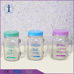 Caliente-venta nueva tendencia de la <span class=keywords><strong>moda</strong></span> 15 oz square maravilloso mason jar - Product Image 2