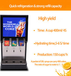 Factory Price Hot Sale <strong>Cola</strong> Soda <strong>Dispenser</strong> Machine - Product Image 2