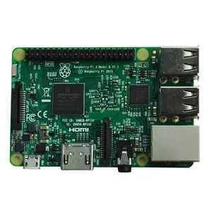 Placa base Raspberry Pi 3 Modelo B, 1GB RAM, circuito integrado, Quad Core, Rpi 3B, PCB, Mini ordenador