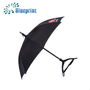 New Innovation Custom Logo 24inch Stick Chair <strong>Umbrella</strong> <strong>With</strong> <strong>Seat</strong>